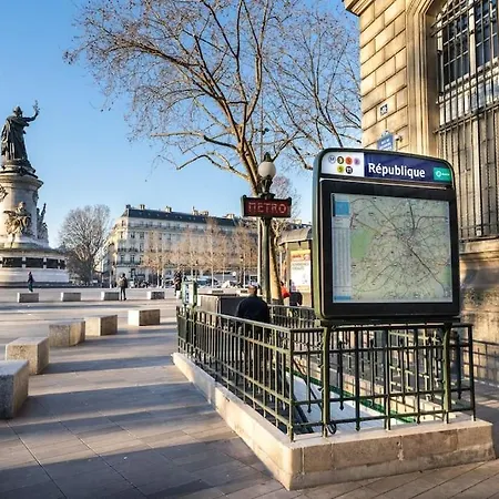 Lumineux. Studio Republique/bastille, Marais *